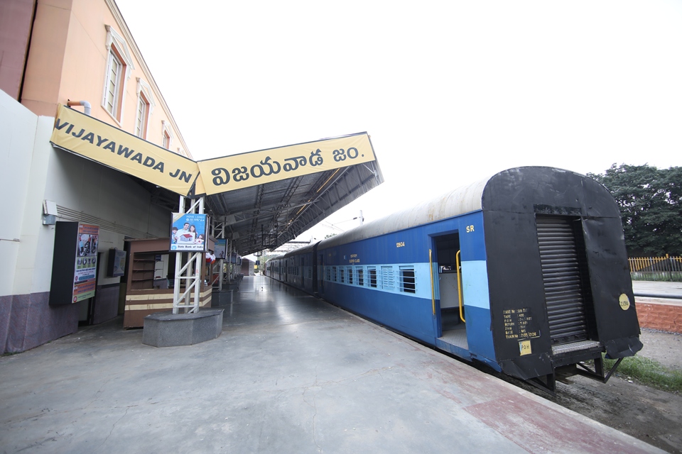 Iconic railway station shooting set at Ramoji Film City Hyderabad